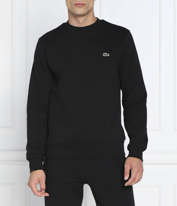 

Толстовка Lacoste с логотипом, черный