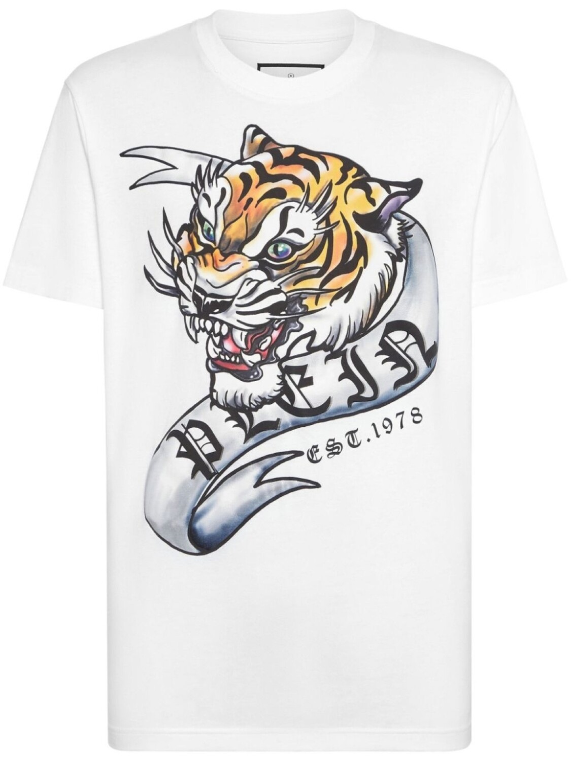 

Футболка SS Tattoo с принтом Philipp Plein, белый