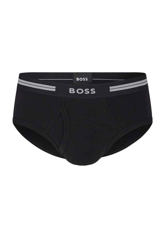 

Трусы с логотипом на поясе Boss, черный