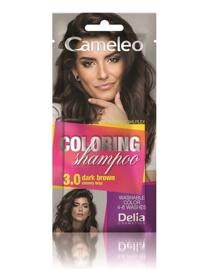 

Шампунь-краска, 3.0 Темно-коричневый Delia Cosmetics, Cameleo