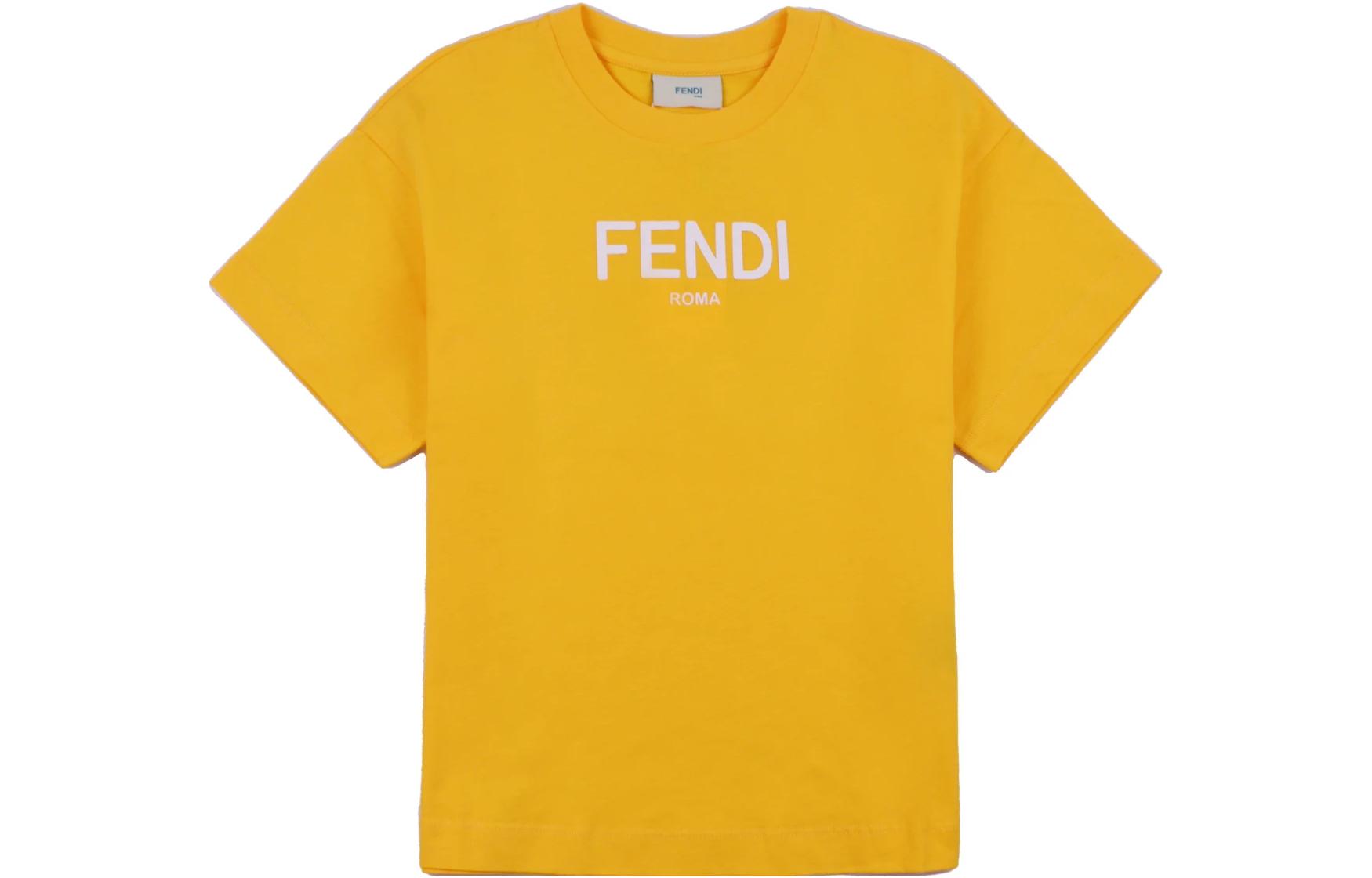 

FENDI Футболка SS23 Yellow Kids'