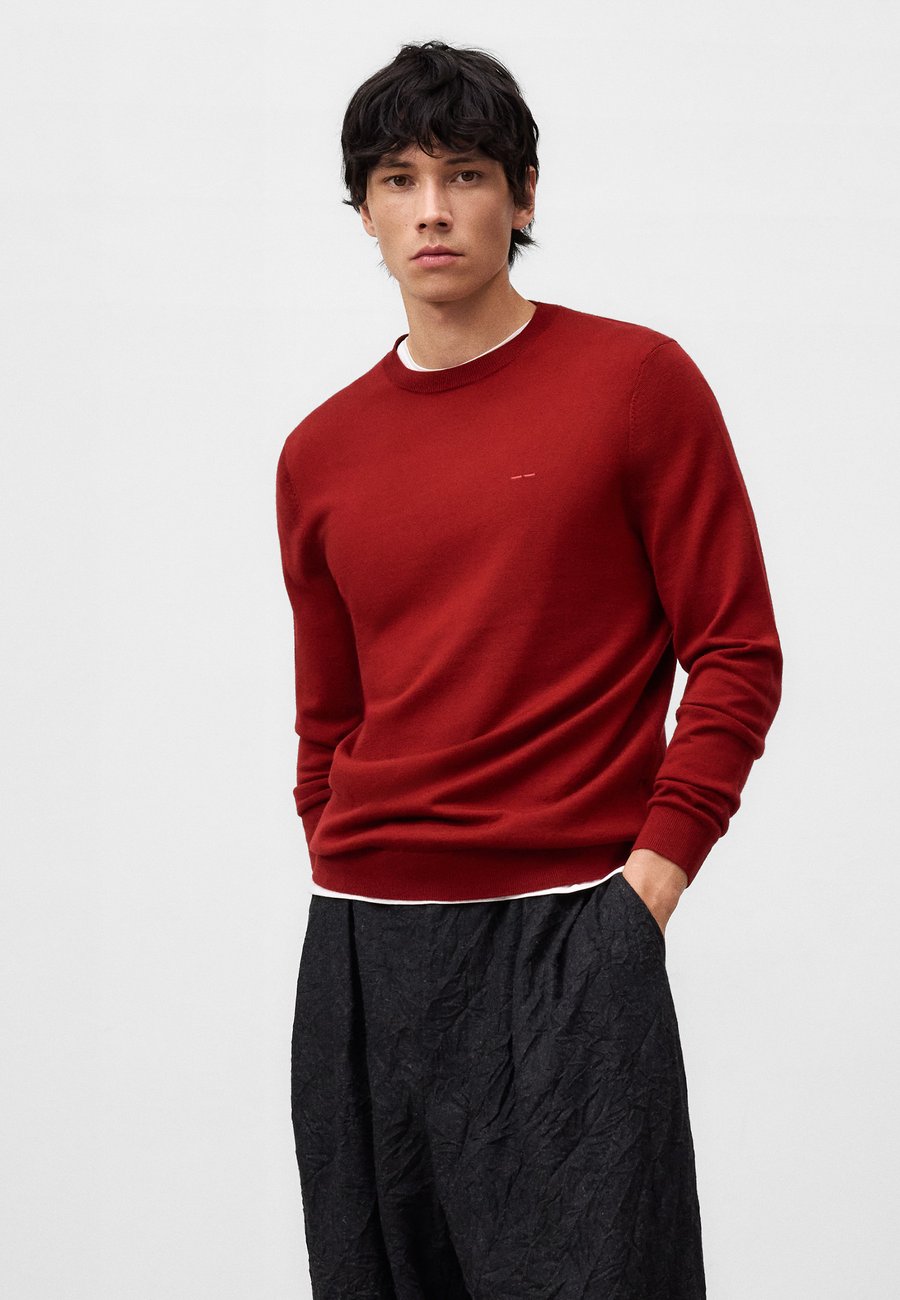 

Толстовка ADOLFO DOMINGUEZ CREW COLLAR , Deep Red/Dark Red