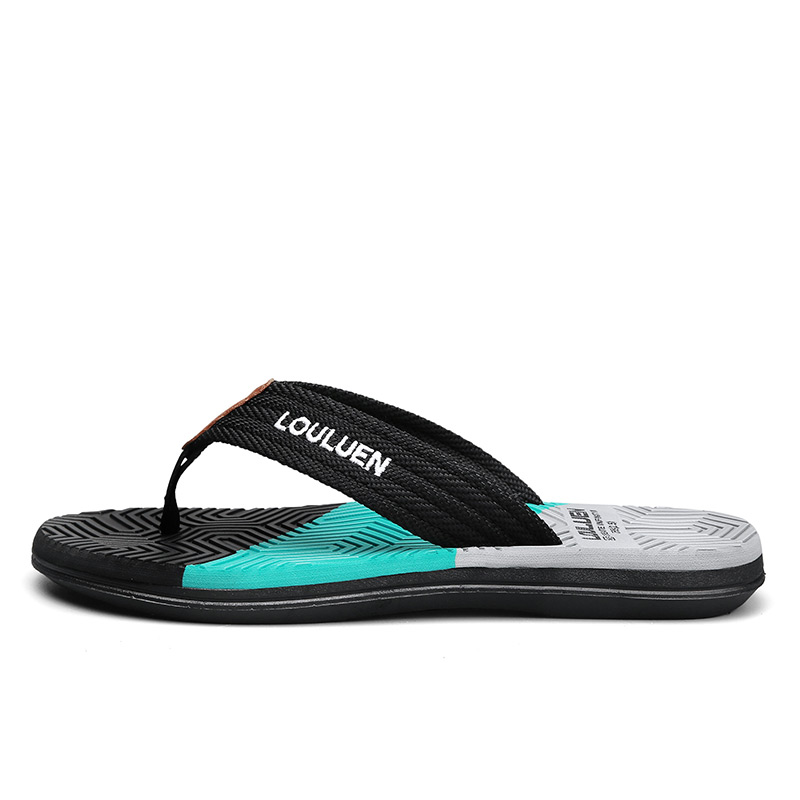 

Износостойкие мужские шлепанцы LONGYING, Black