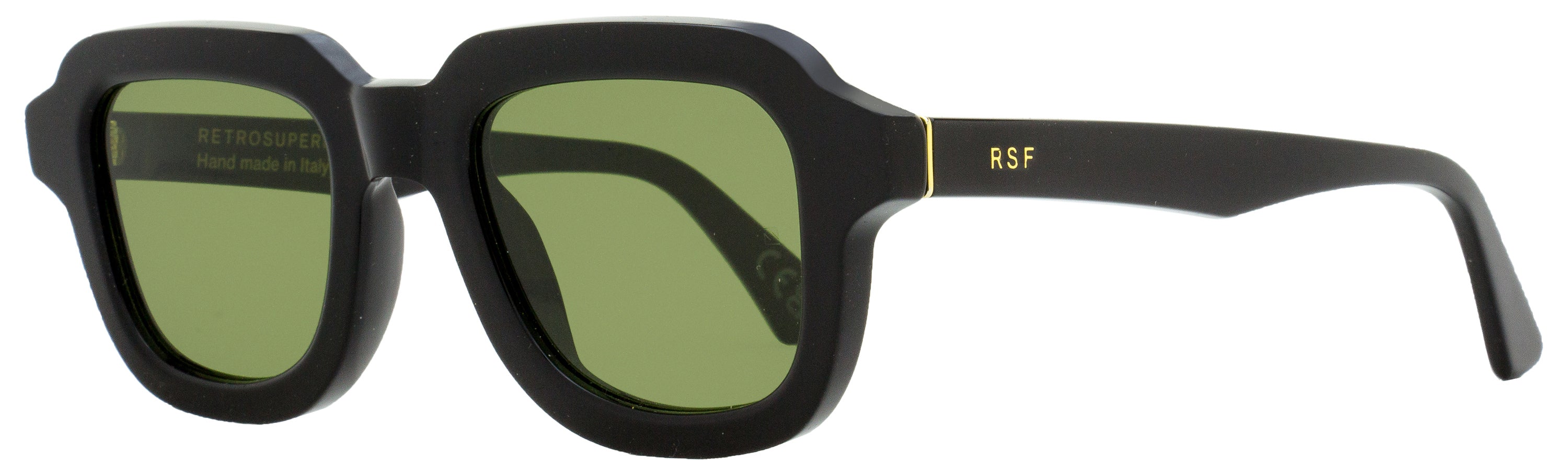 

Солнцезащитные очки Retrosuperfuture Unisex Square Lazarus VCO Black 50mm