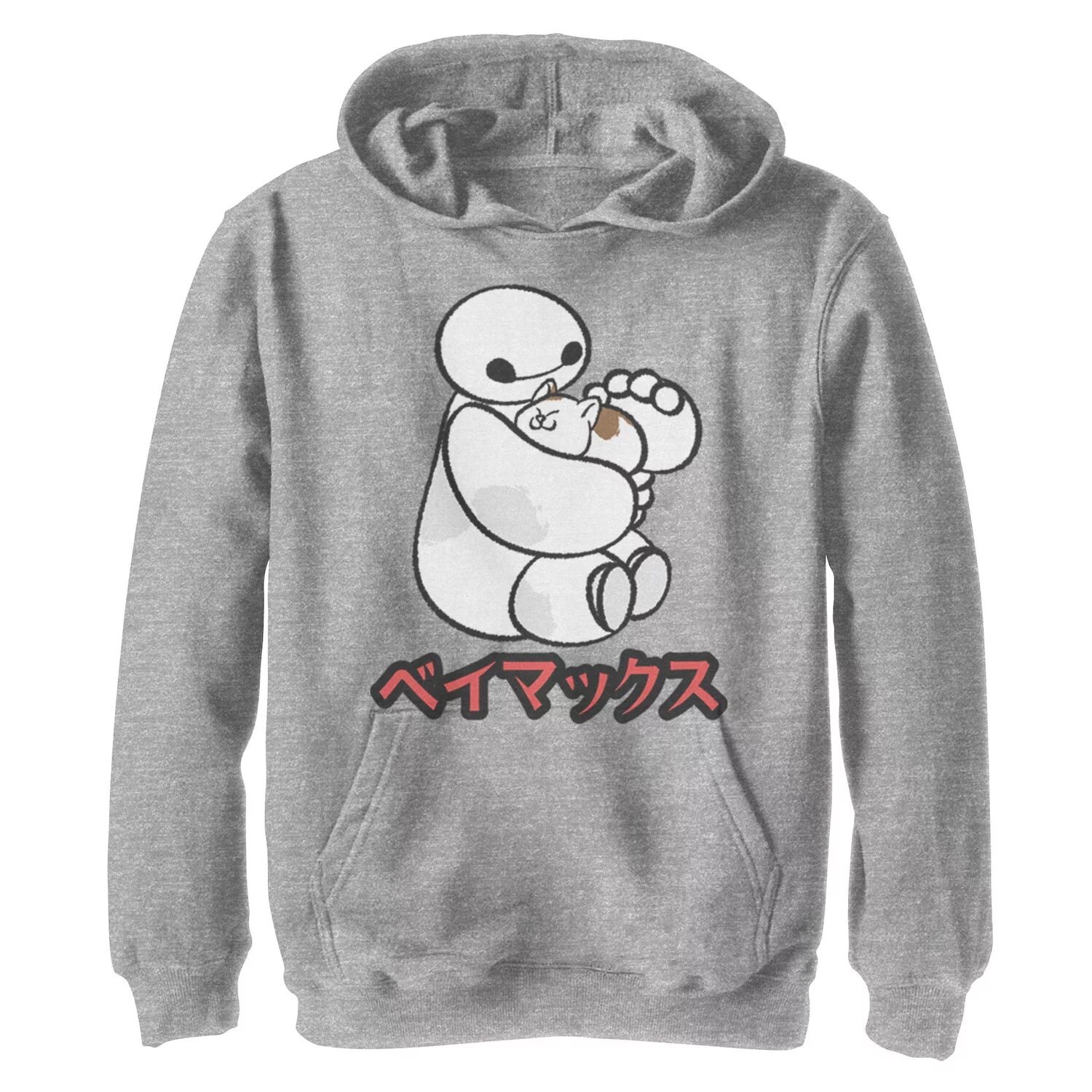 Толстовка Baymax Hairy Baby с рисунком кандзи для мальчиков 8–20 лет Disney's Big Hero 6 Disney
