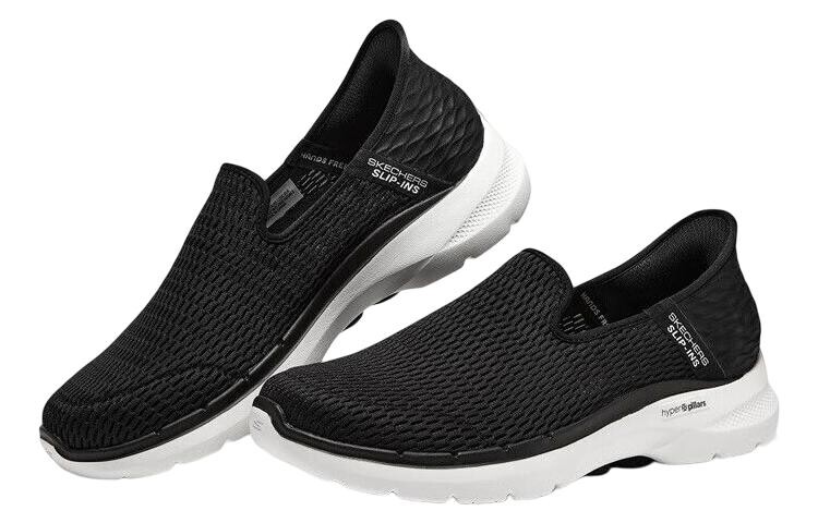 Go Walk 6 Кроссовки для мужчин с низким верхом, черные/белые Skechers — фото 3