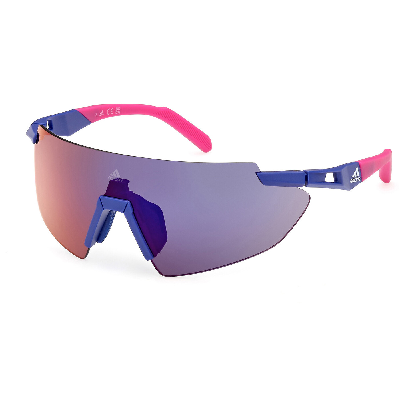 

Велосипедные очки Adidas SP0077 Mirror Cat 3 + Spare Lens Cat 0, матовый синий