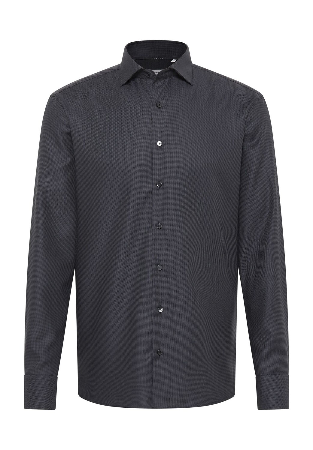 

Рубашка из структурированного твила SLIM FIT ETERNA, антрацит