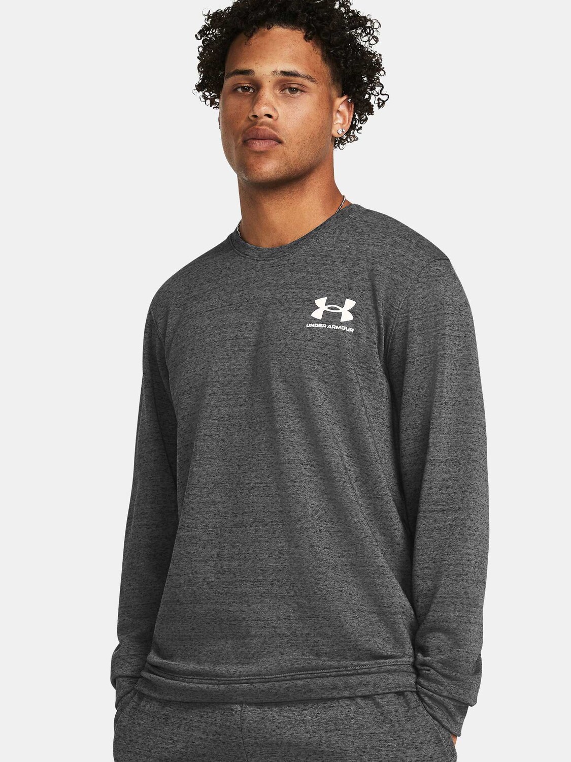

Блуза Under Armour UA RIVAL TERRY LC CREW, серый