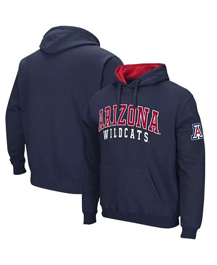 

Мужская темно-синяя толстовка с капюшоном Arizona Wildcats Double Arch Colosseum