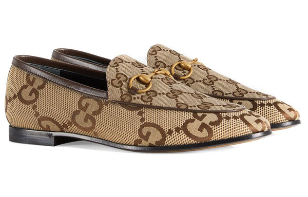Кроссовки jordaan jumbo gg loafer 'beige' Gucci, бежевый — фото 2