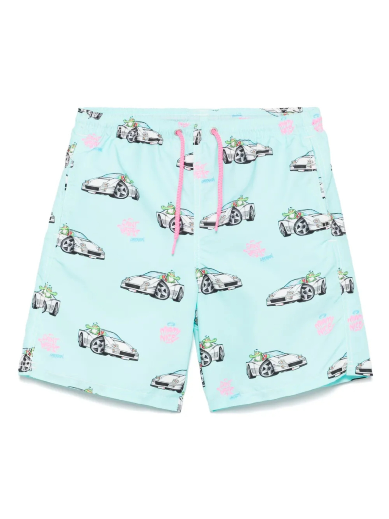 

MC2 Saint Barth Kids джинсовые шорты для плавания, синий