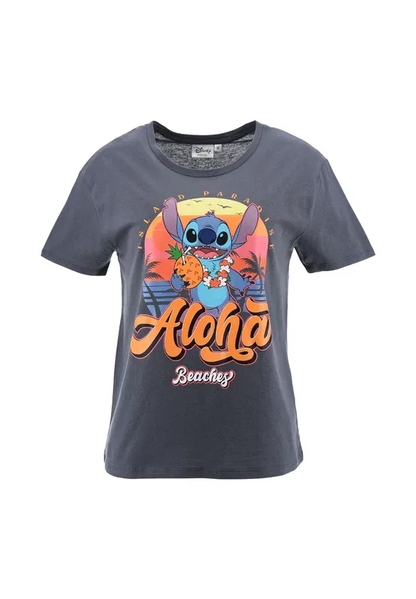 Футболка Disney Lilo und Stitch T-Shirt für Jugendliche Erwachsene Print T-Shirt Fabelkids, черный