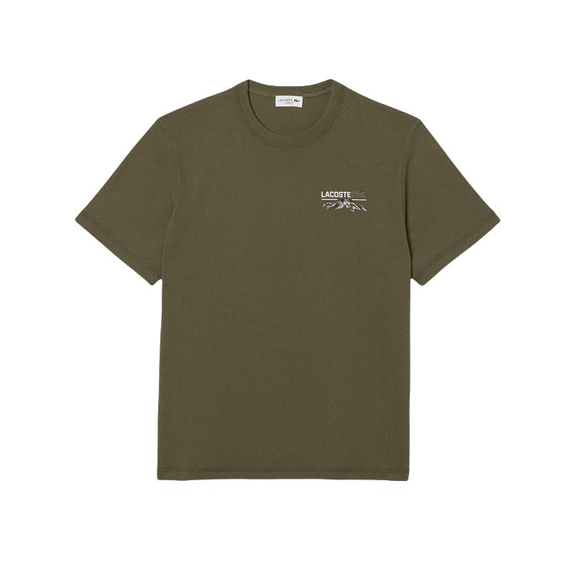 Футболка Printed Jersey LACOSTE, черный — фото 4