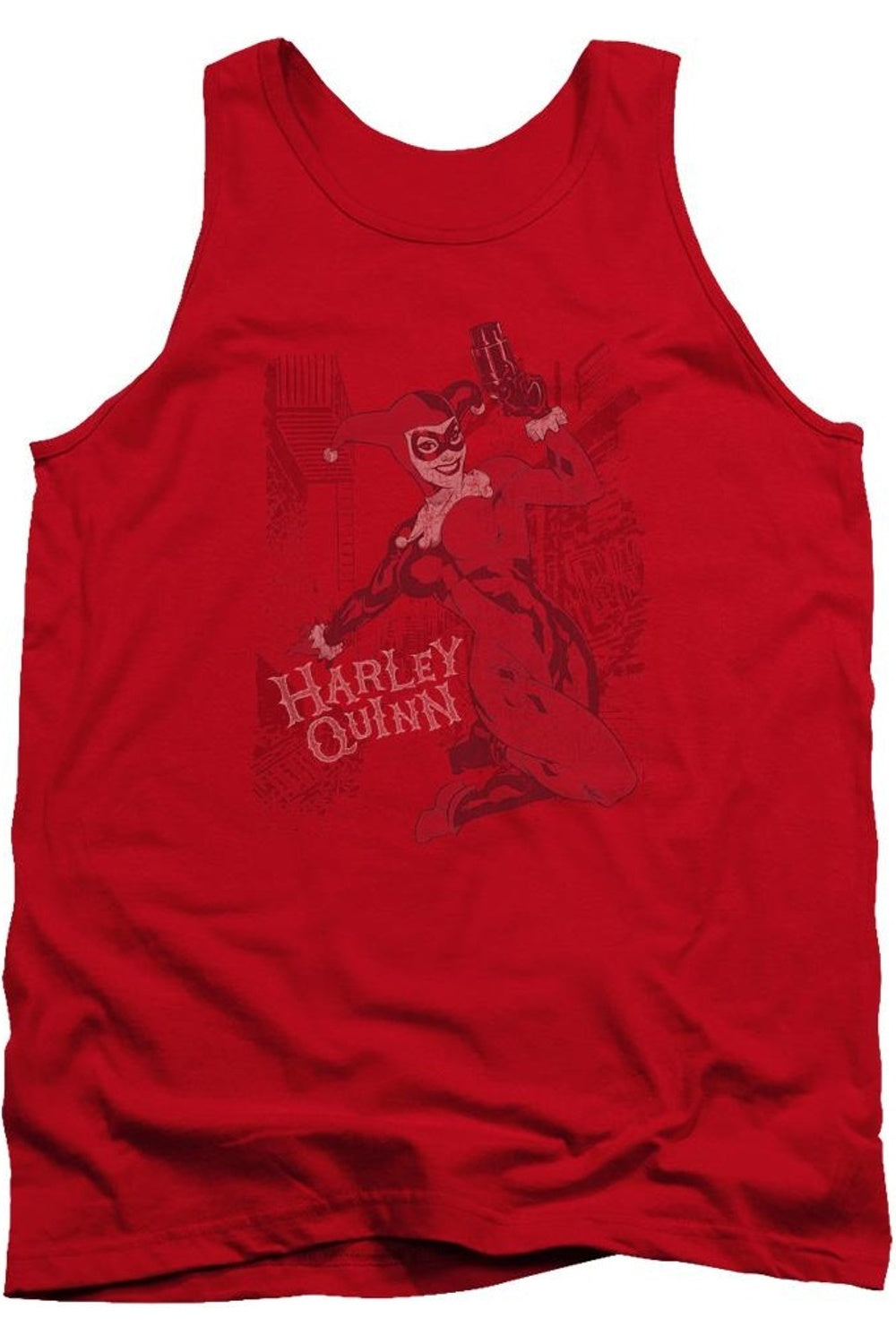 

Бэтмен Harleys Packing взрослый майка Gildan, красный