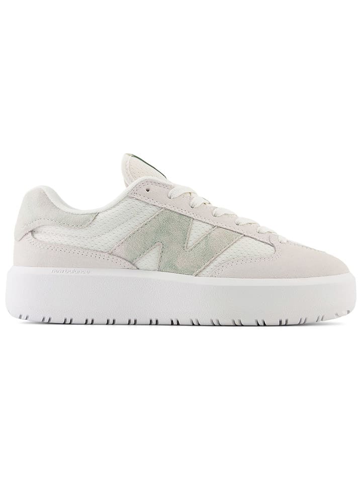 Кроссовки на шнуровке 302 New Balance, цвет grau/weiß — фото 2