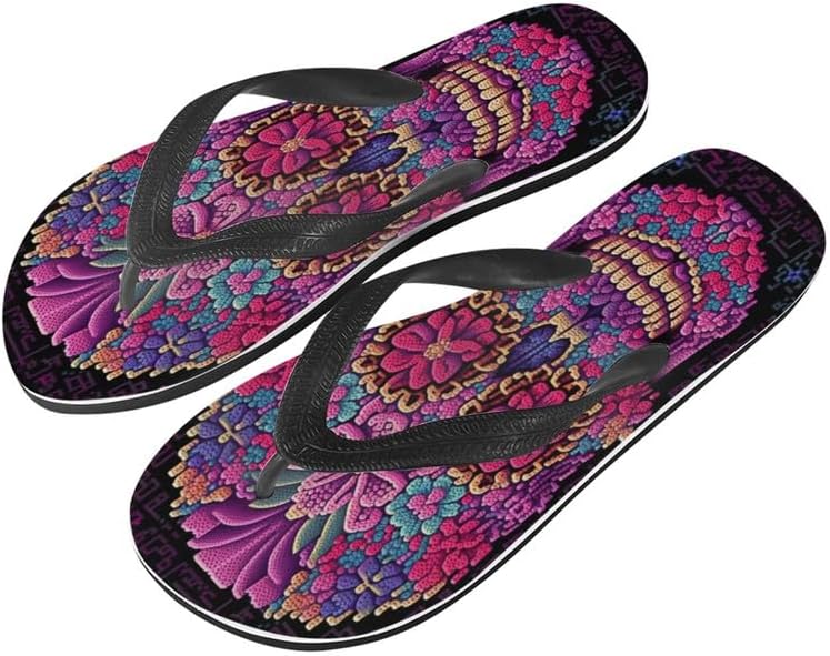 

Женские пляжные шлепанцы Semiouray с морской волной, милые ортопедические шлепанцы с лотосом, легкие плоские сандалии для дома и улицы на лето, Multi-colour Skull