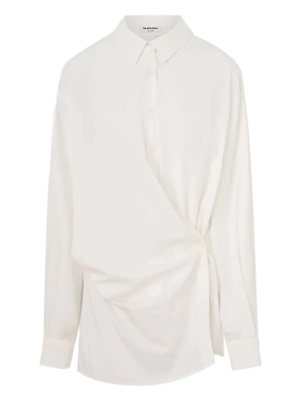 

Драпированная рубашка La Piscine, белый