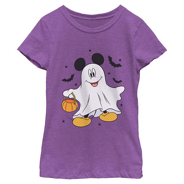 

Футболка с принтом Микки Мауса в виде привидения для девочек Disney