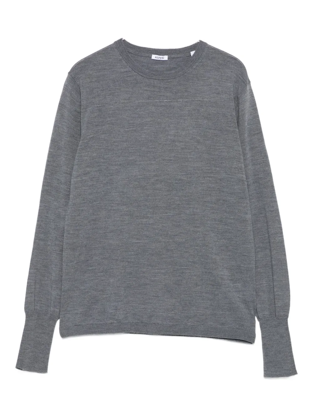 

Тонко вязаный топ Aspesi, серый