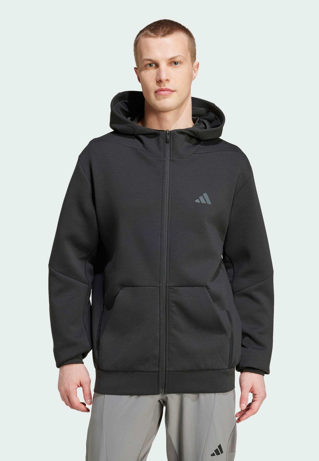 

Толстовка на молнии adidas Performance, черный