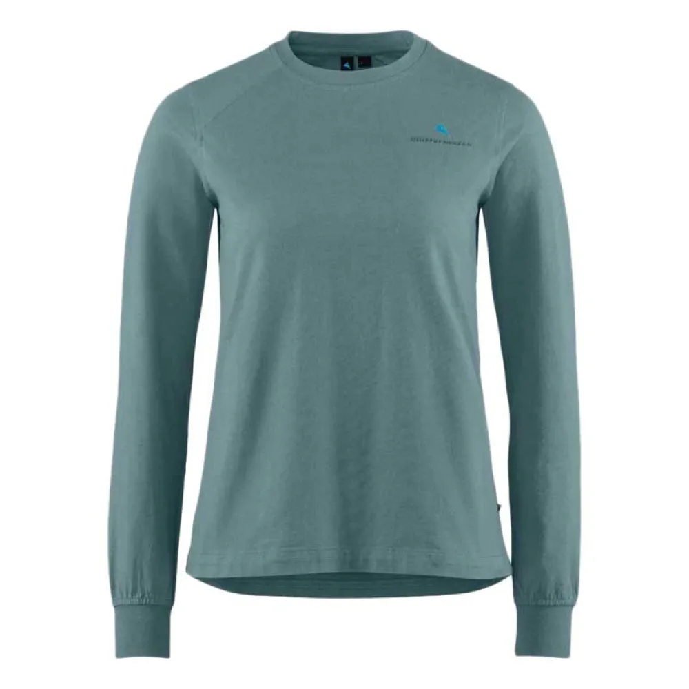 

Футболка Klättermusen Root Logo long sleeve, зеленый