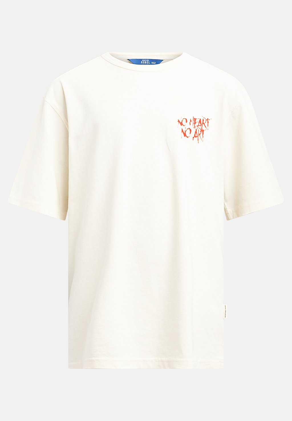 Футболка с принтом TEEMIR TEE OVERSIZED FIT Redefined Rebel, слоновая кость — фото 4