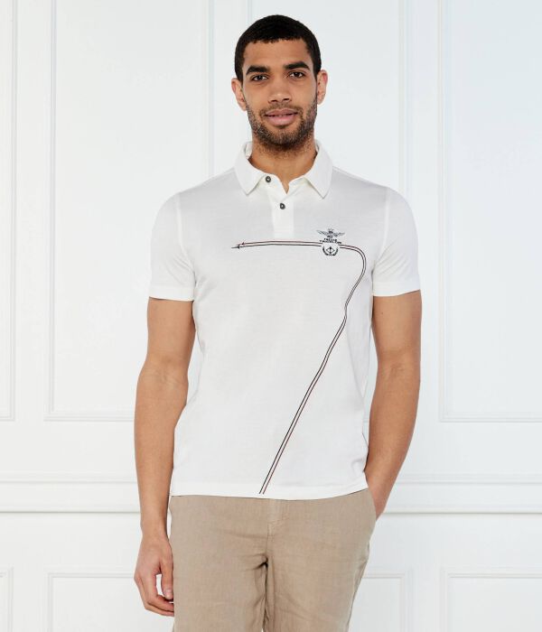 

Рубашка поло Regular fit Aeronautica Militare, белый