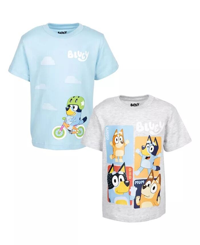 

Комплект из 2 футболок от малыша до маленького ребенка Bluey, синий