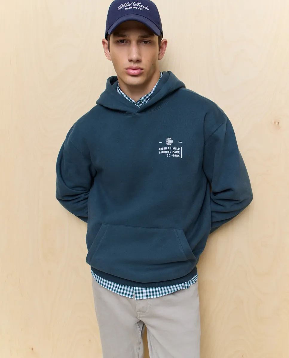 

Мужская кенгуру-толстовка Easy Wear, серый