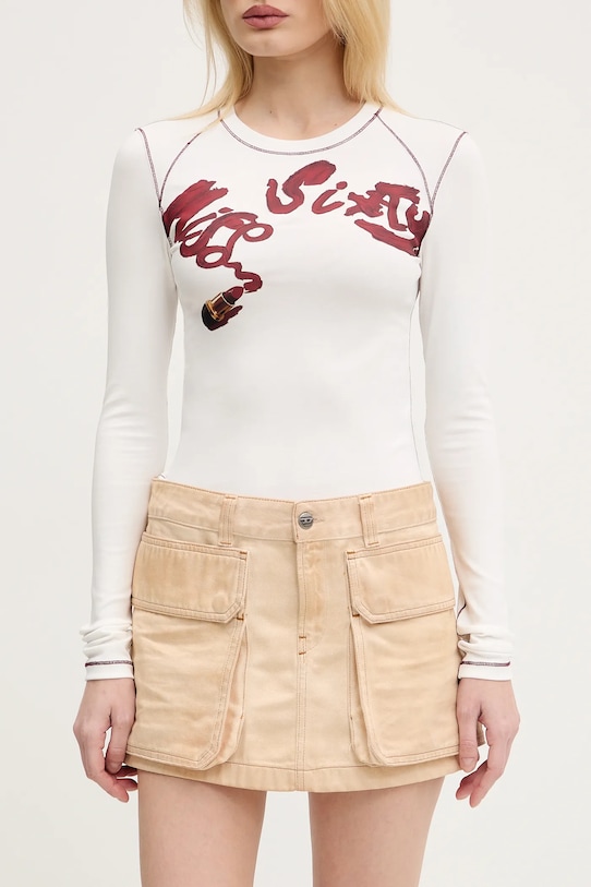 

Юбка DE-TON SKIRT Diesel, бежевый