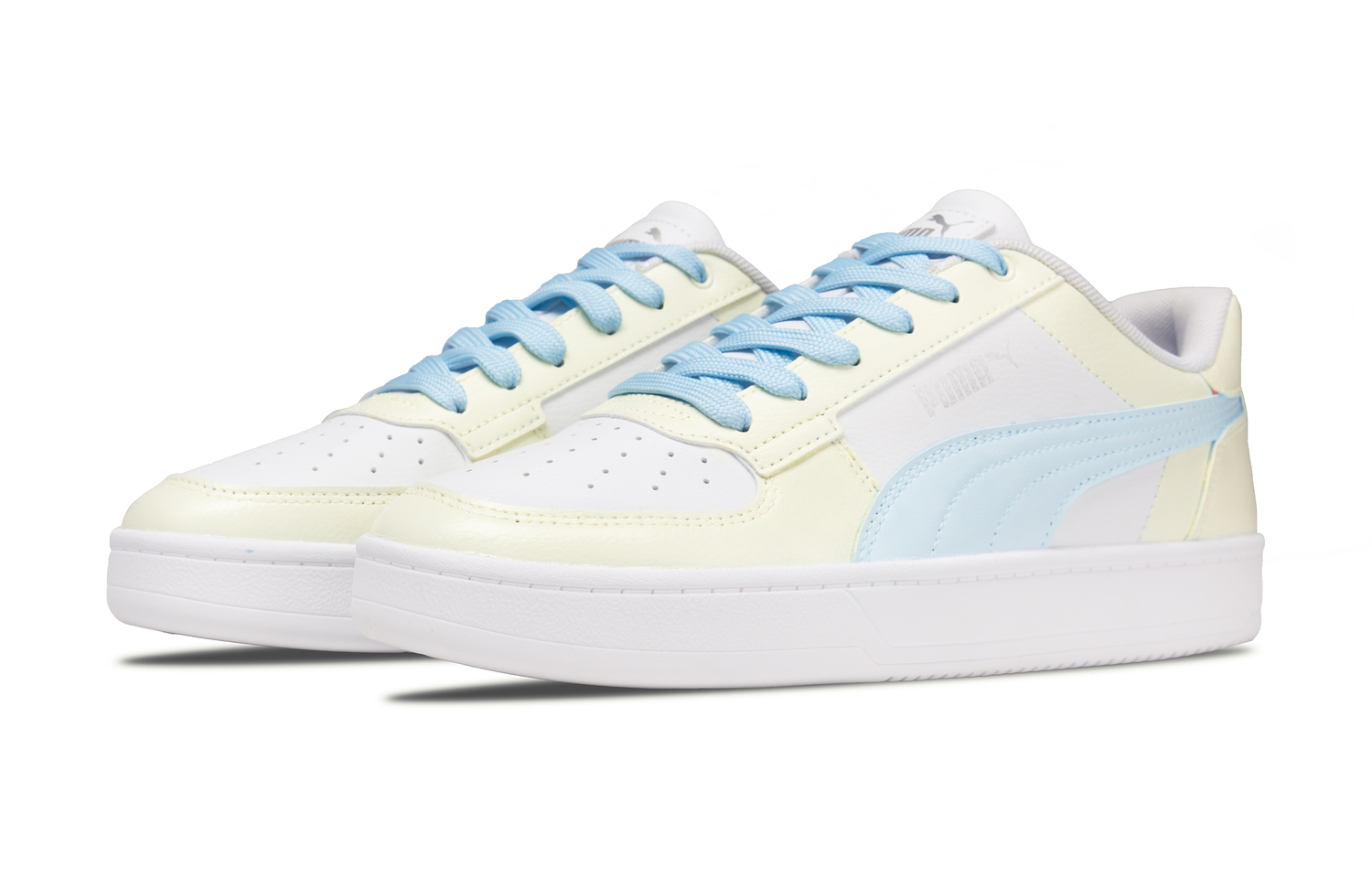Caven 2.0 Spring Meadow Cream устойчивые к истиранию, легкие и дышащие низкие скейтерские кроссовки Unisex PUMA, желтый — фото 4