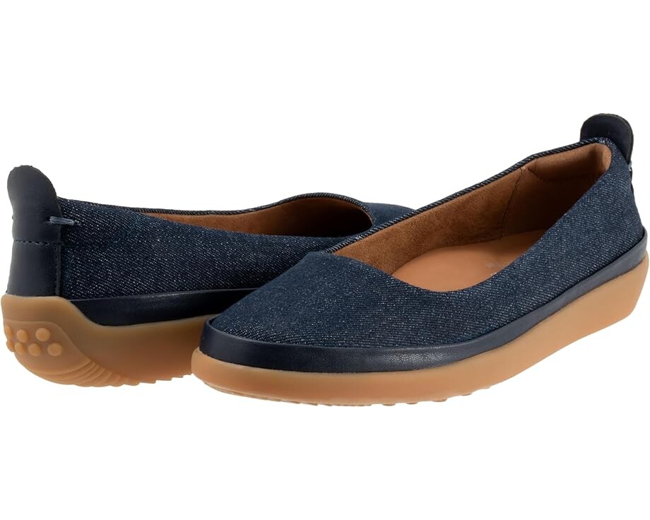 Туфли на плоской подошве SoftWalk Disa, цвет Blue Denim
