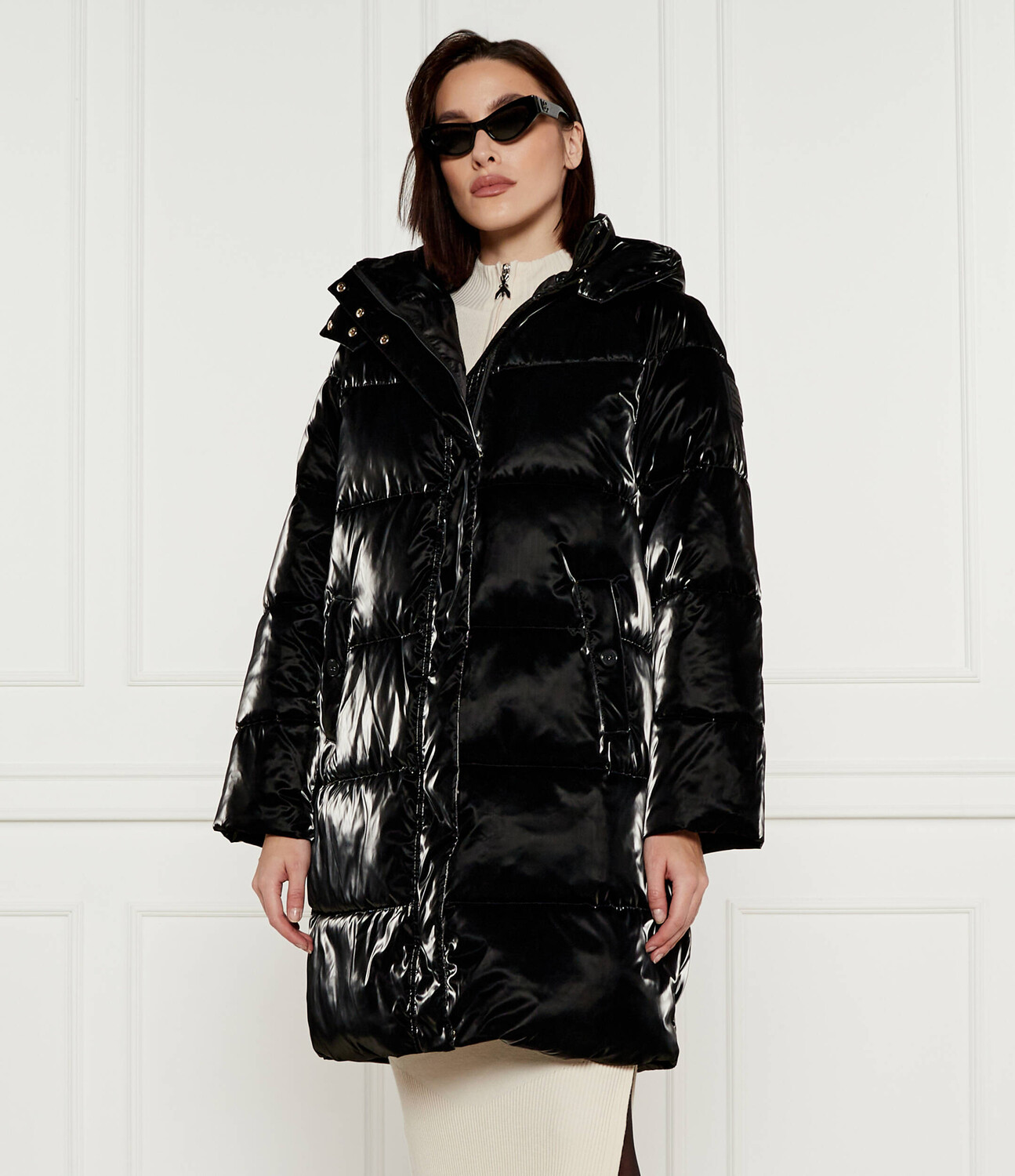 

Куртка Elisabetta Franchi Regular Fit, черный