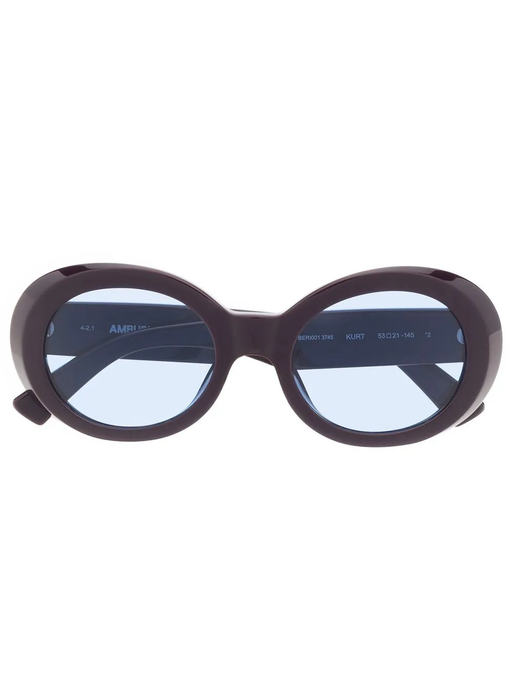 

Солнцезащитные очки Kurt в круглой оправе Ambush Eyewear, фиолетовый