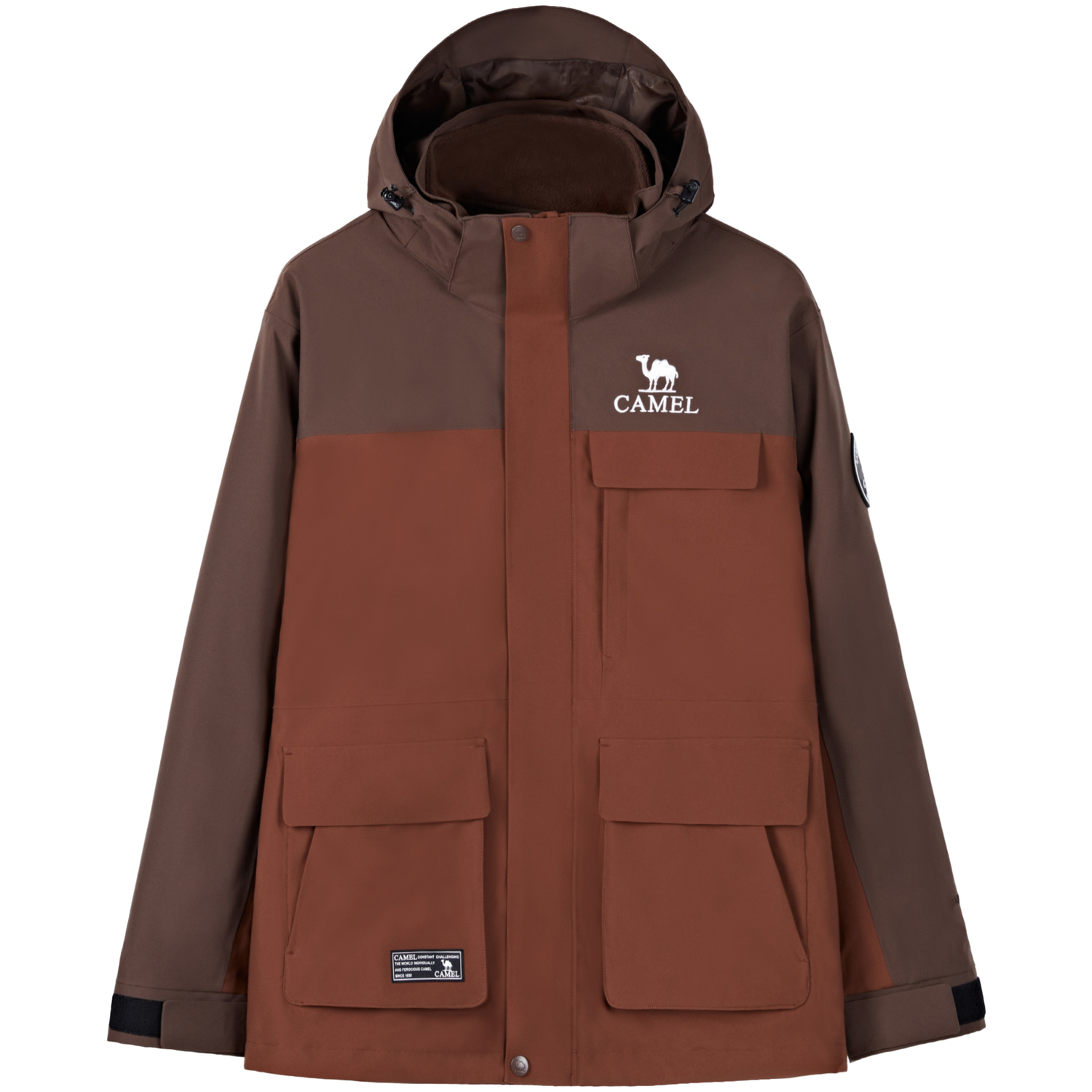 

CAMEL Ветровка для любой погоды Men's, Rosewood Brown/Brick Umber