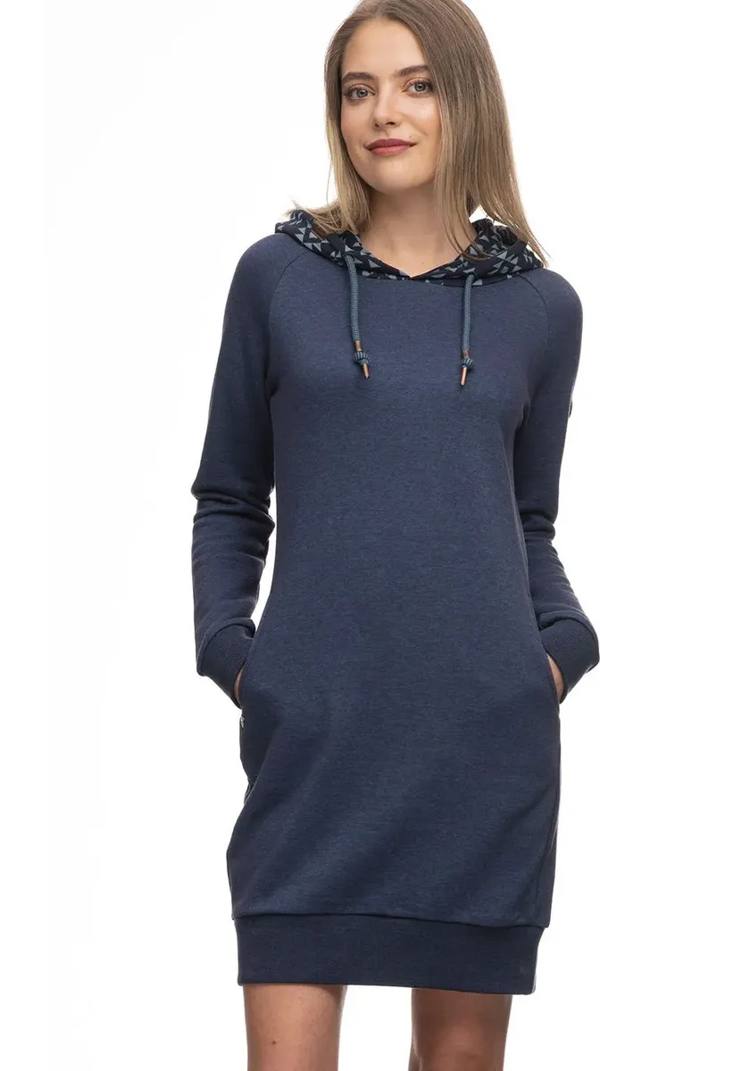 

Платье-свитшот в стиле рэгвир "BESS" Ragwear, цвет морской волны