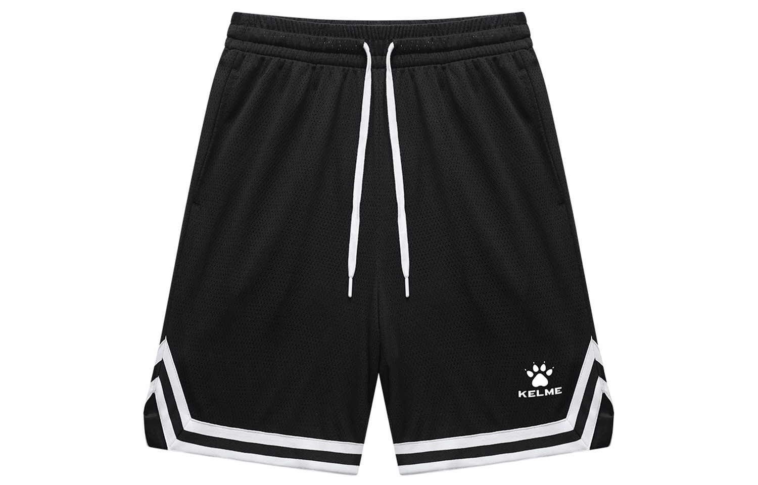 

Баскетбольные шорты SS24 унисекс KELME, Agate Black (Double-Layer Fabric)