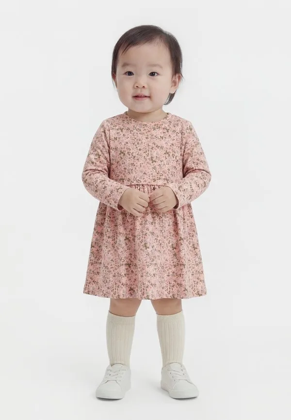 Трикотажное платье sessa Wheat, Rose Powder Flowers