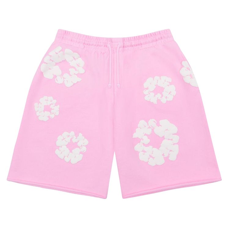

Шорты Denim Tears The Cotton Wreath Sweat Shorts 'Powder Pink', розовый