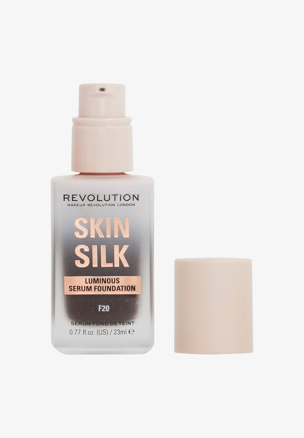 Тональная основа REVOLUTION SKIN SILK SERUM FOUNDATION Makeup Revolution, цвет f20 — фото 2