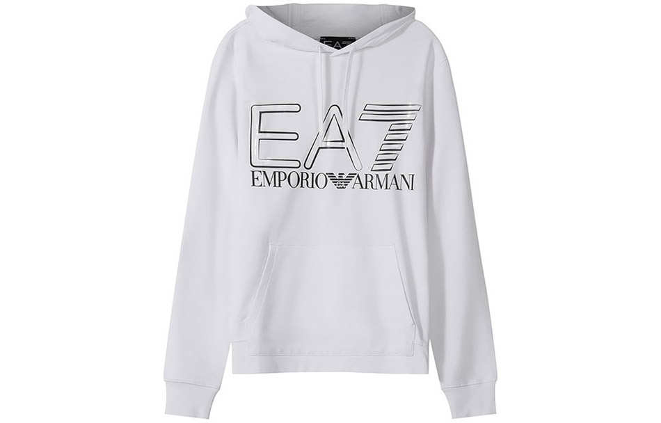 EA7 SS22 Свитер Мужской Белый EMPORIO ARMANI — фото 2