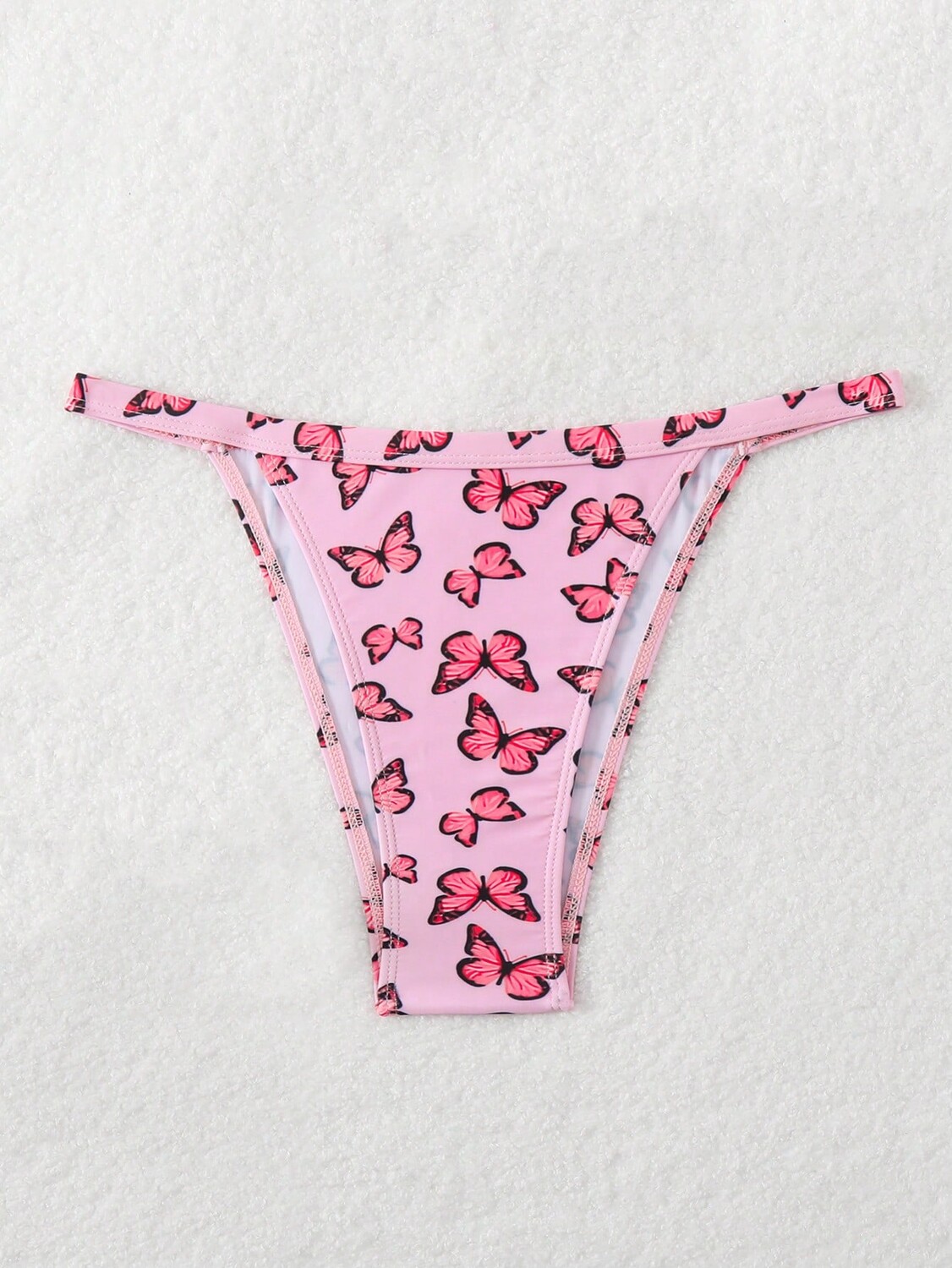 

SHEIN Swim Женские бикини с принтом бабочки, стринги, низ бикини, многоцветный
