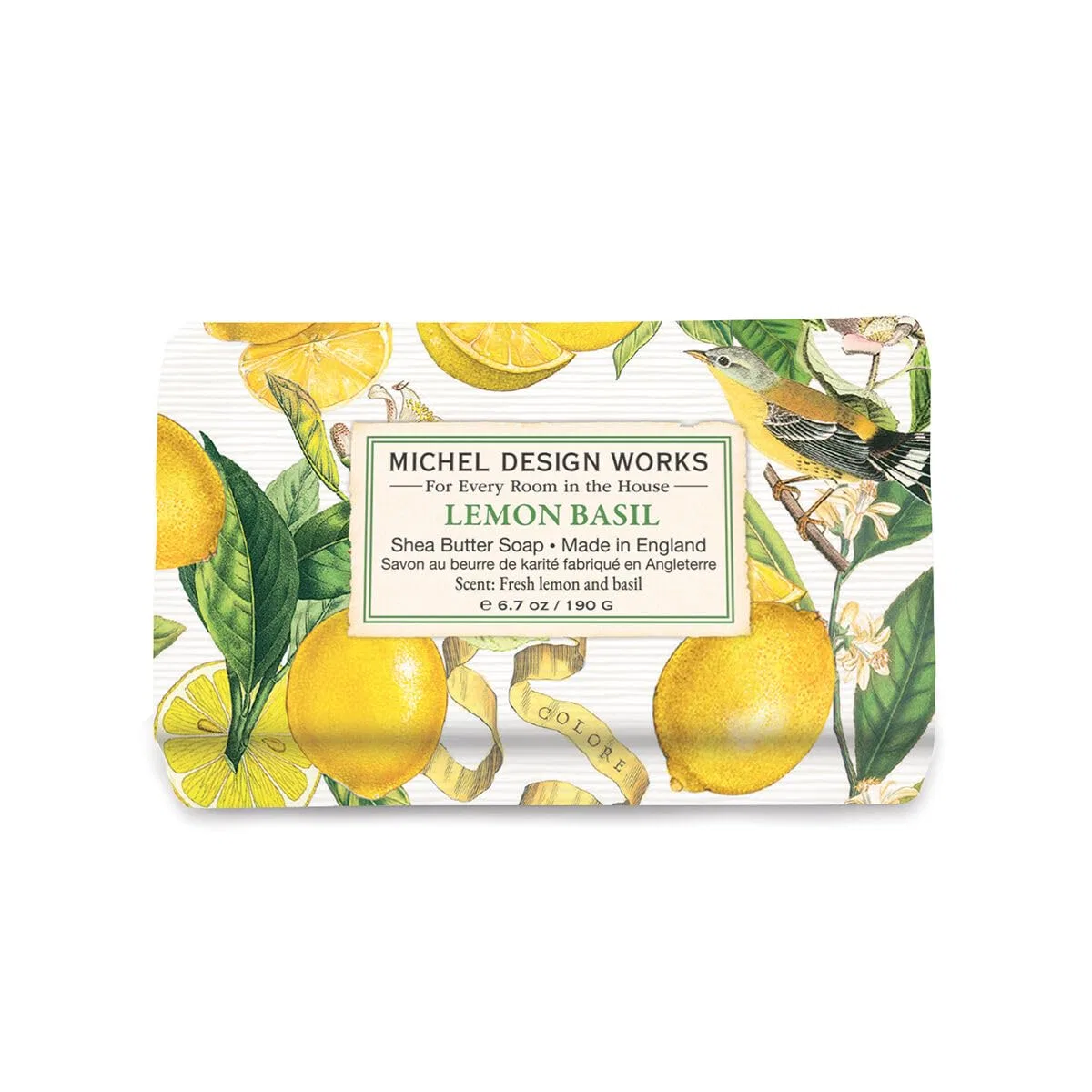 Твердое мыло для рук Michel Design Works Lemon Basil, 190 г Michel Design Works