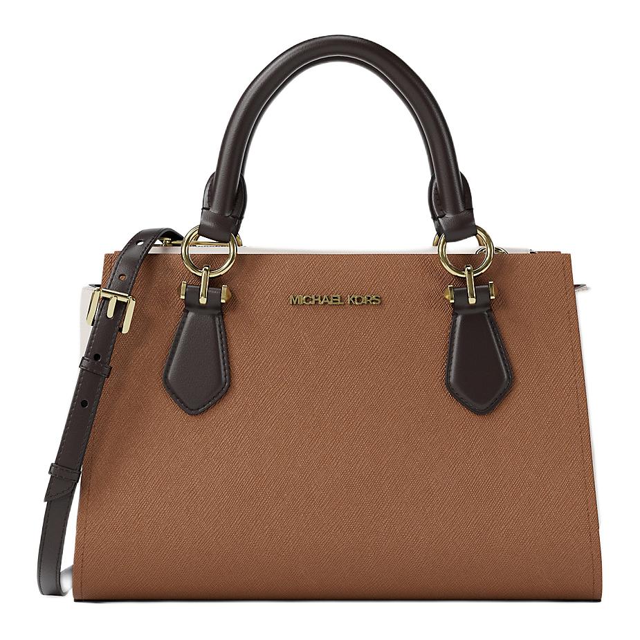 

MICHAEL KORS Кожаная сумка marilyn маленькая женская темно-коричневая