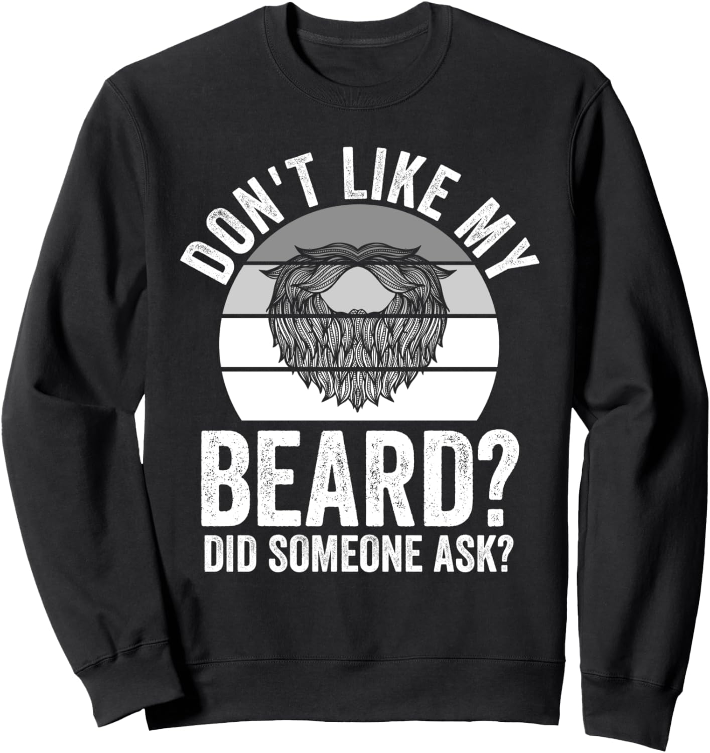 

Не любите бороды Кто-то спросил Толстовка с бородой Beardness Barber Gift Idea, черный