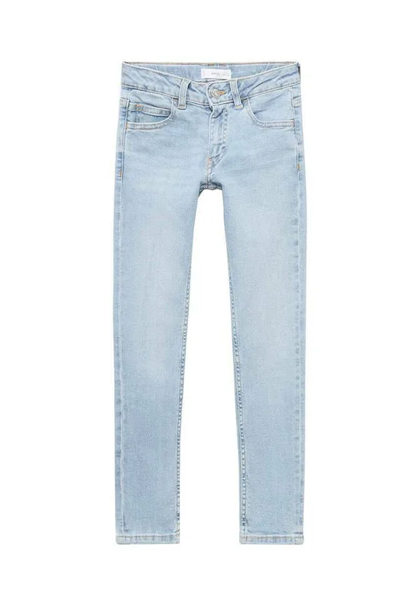 Детские джинсы узкие Mango Kids, Light Blue — фото 3