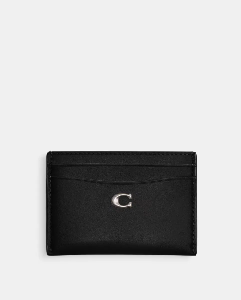 

Кожаная визитница Coach, черный