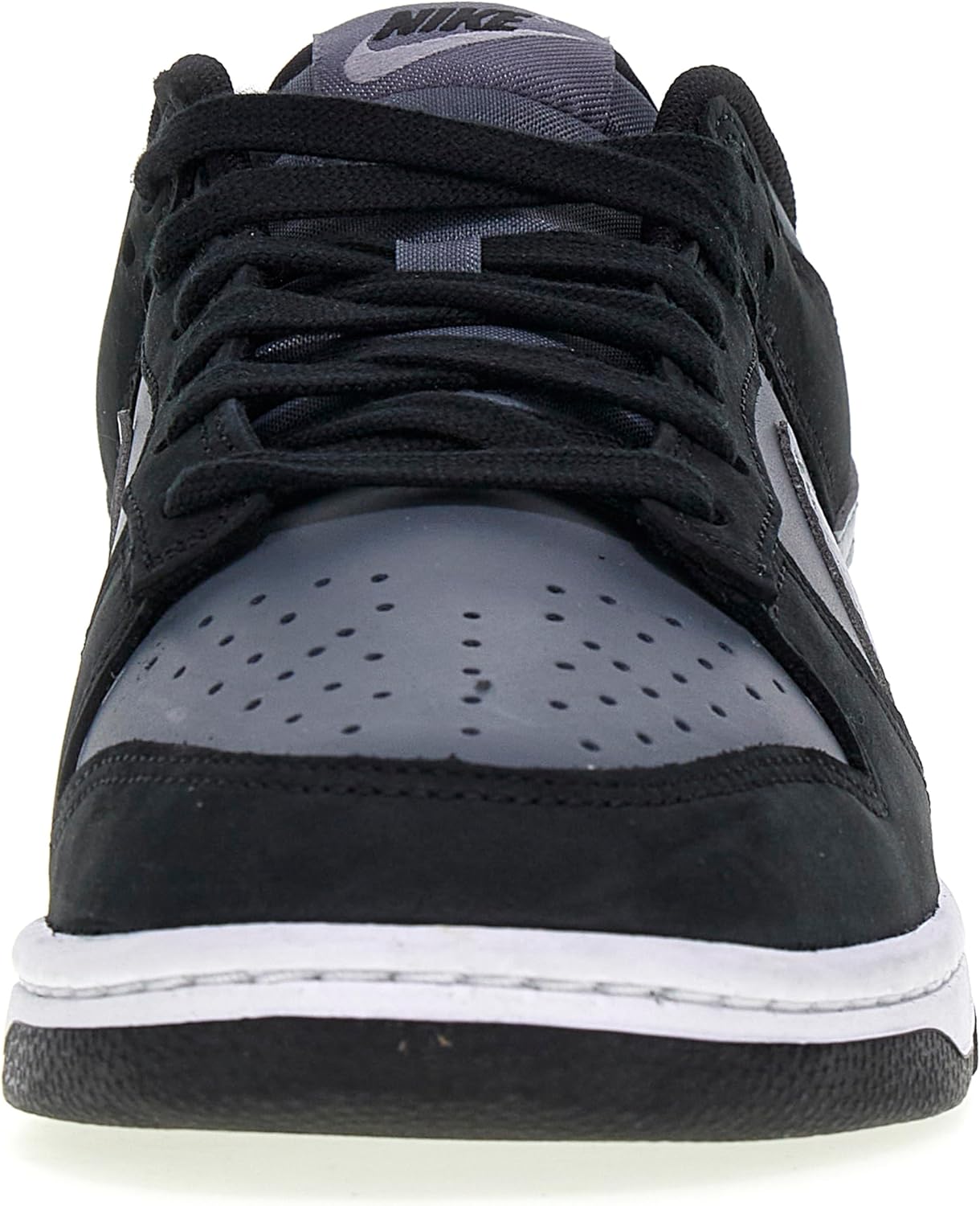Мужские кроссовки Nike Dunk Low, белый/черный/серый/светло-серый — фото 2