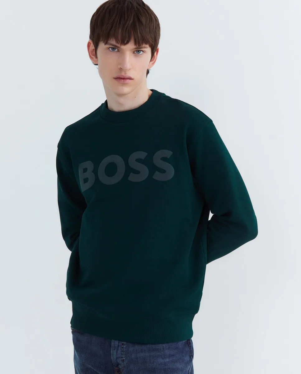 

Мужская толстовка без капюшона Boss, зеленый